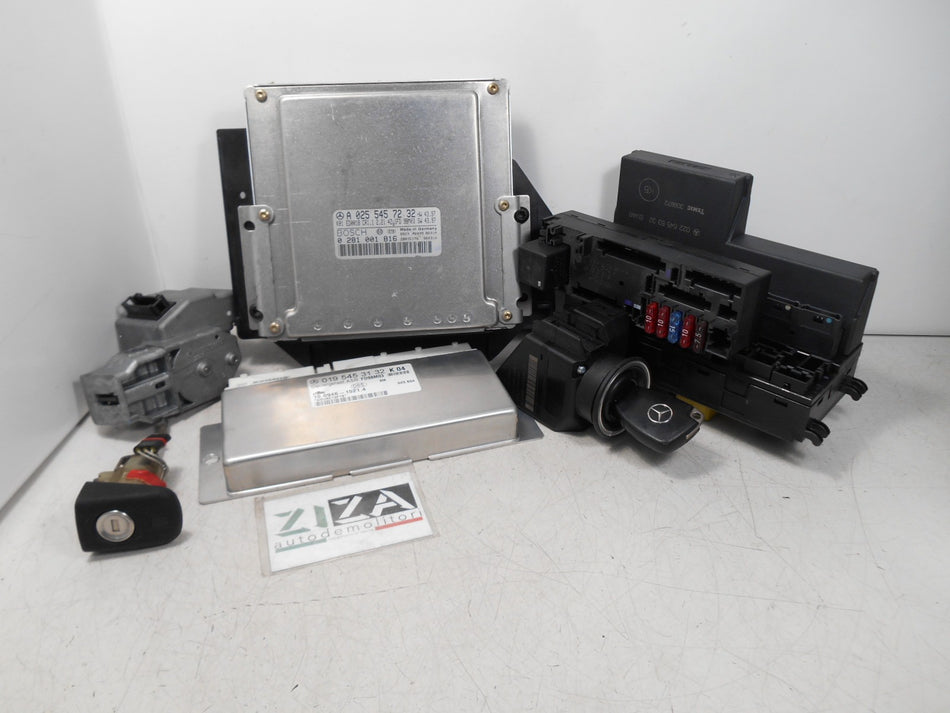 Kit Chiave ECU Mercedes W202 2.2 75kw 102cv 611960 1998 A0255457232