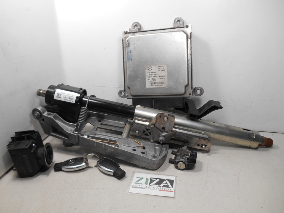 Kit Chiave ECU Mercedes W207 A207 E220 2.2 170cv 651911 2011 A6519005301