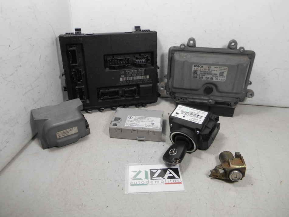 Kit Chiave ECU Mercedes W245 B200 2.0 CDI 140cv 640941 2005 A6401506879