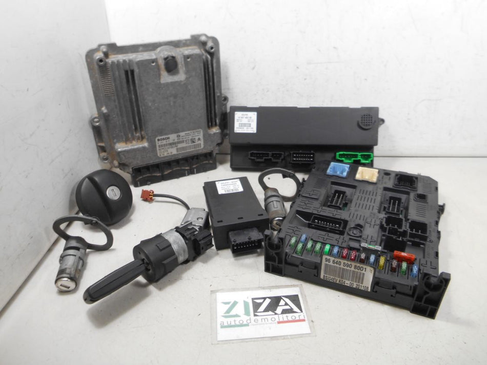 Kit Chiave ECU Lancia Phedra 2.2 170cv 4HS 2010 9666104080