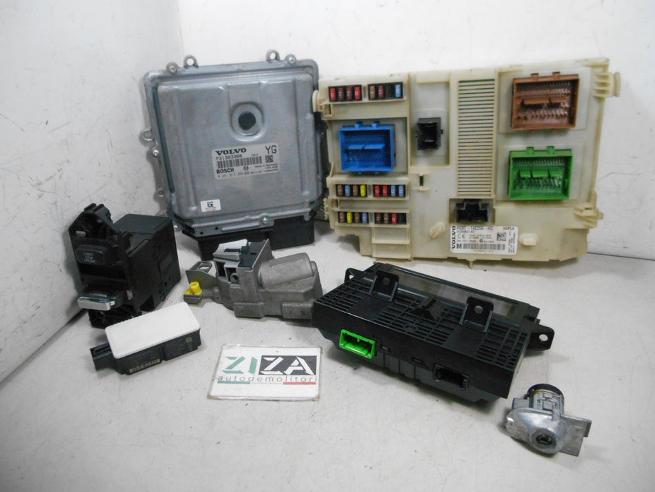 Kit Chiave ECU Volvo XC60 2.4 120kw D5244T17 2010 31303388 0281015286
