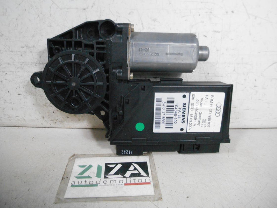 Motorino Alzacristalli Anteriore Sinistro Audi A2 2002 8Z1959801 HWC7 SW5.9