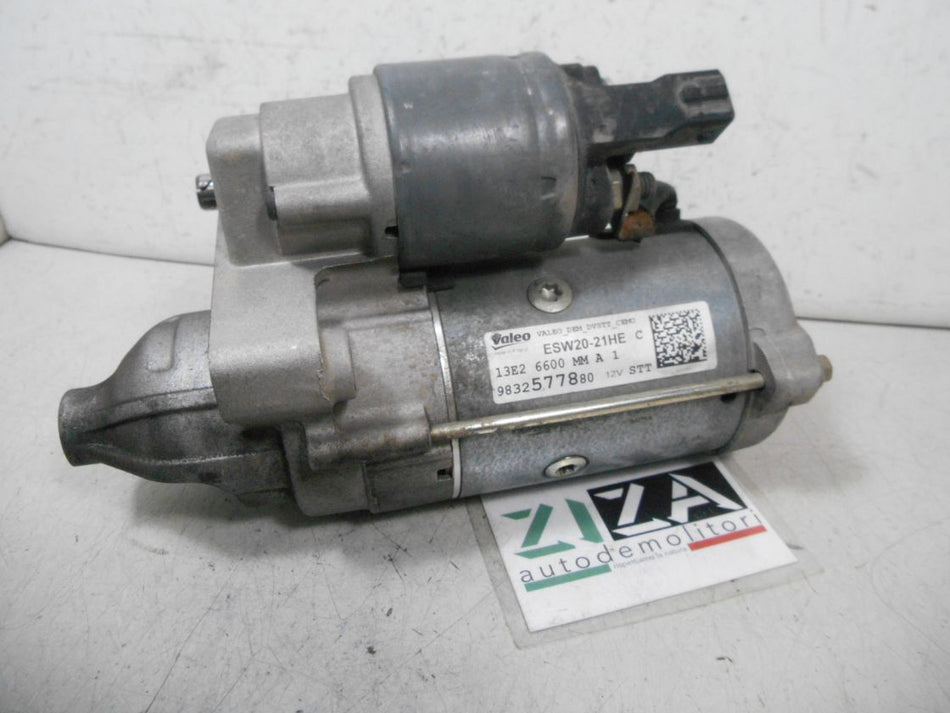 Motorino Avviamento Opel Crossland 1.5 110cv DV5RCE 2022 9832577880 ESW20-21HE-C