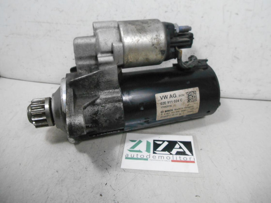 Motorino Avviamento Audi Q3 8U 2.0 TDI 120cv DFT 2016 02E911024C 0001153005
