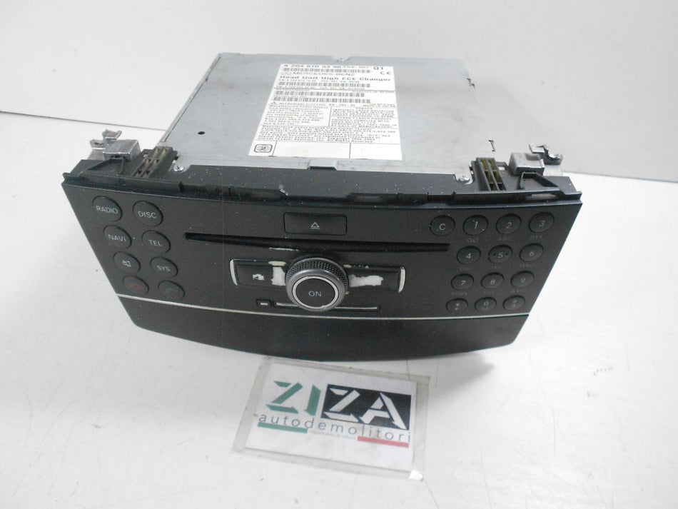 Autoradio Navigatore Mercedes W204 2007 A2048703390