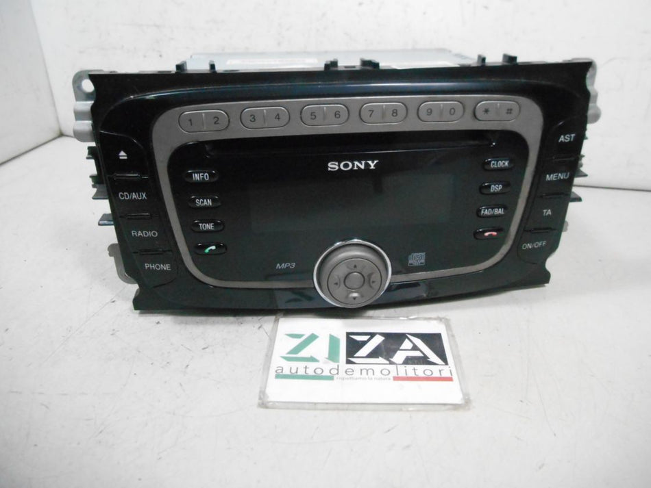 Autoradio Lettore CD Mp3 Ford Mondeo III 2010 VP6M2F-18C821-AG 7S7T-18C939-CE