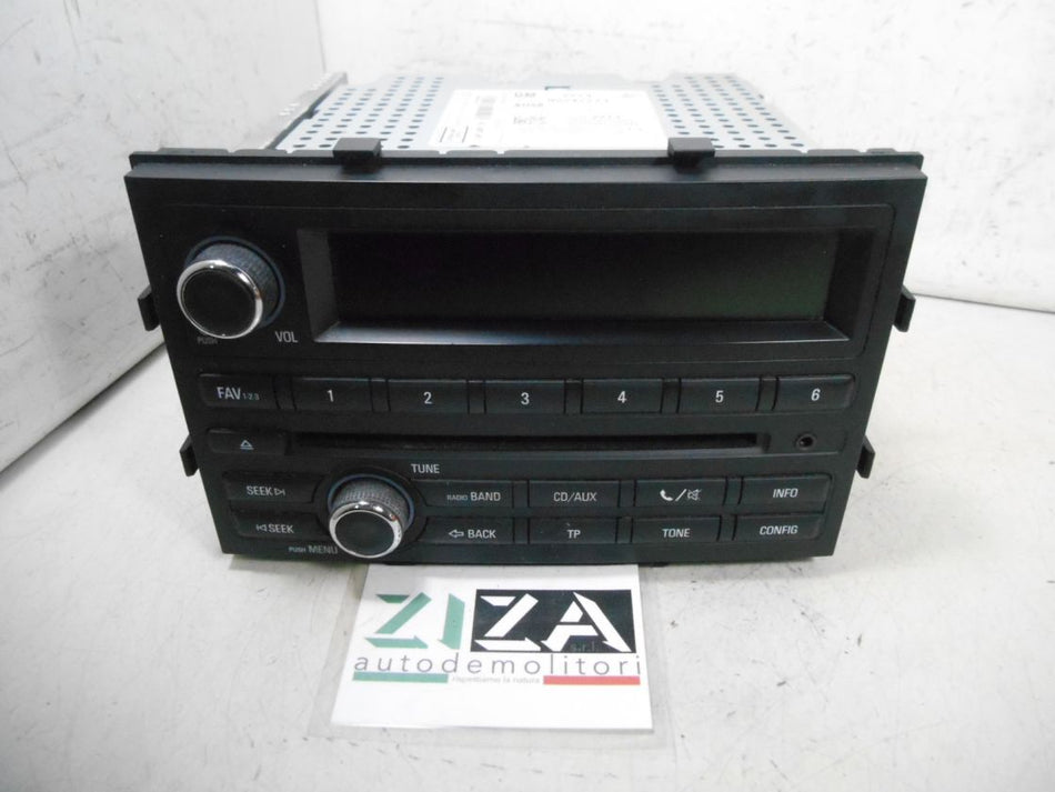 Autoradio Lettore CD Chevrolet Aveo T300 2013 95242273