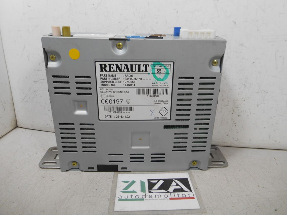 Autoradio Navigatore Renault Scenic IV 2017 281158637R