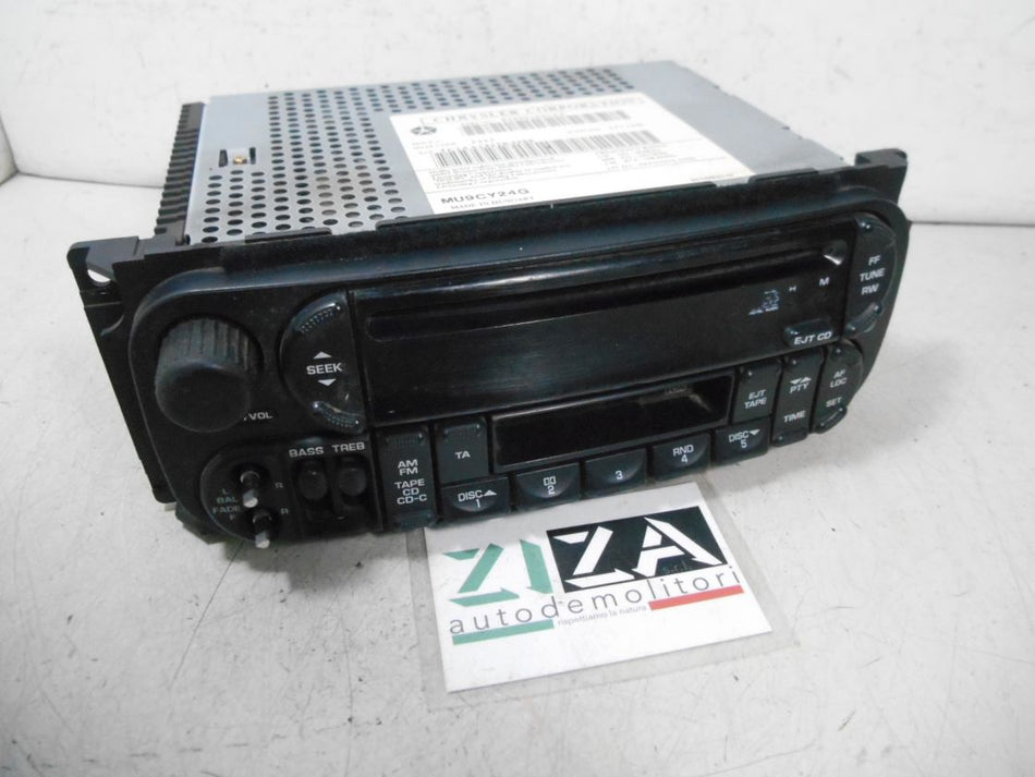 Autoradio Lettore CD + MC Jeep Grand Cherokee WJ 2004 05091601AE