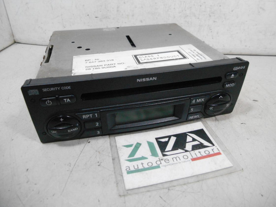 Autoradio Lettore CD Nissan Micra K12 2009 7647383318 281859U00A 738398861
