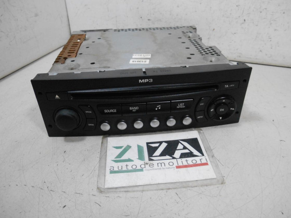 Autoradio Lettore CD Mp3 Citroen C3 I Res 2007 96627394XT-00