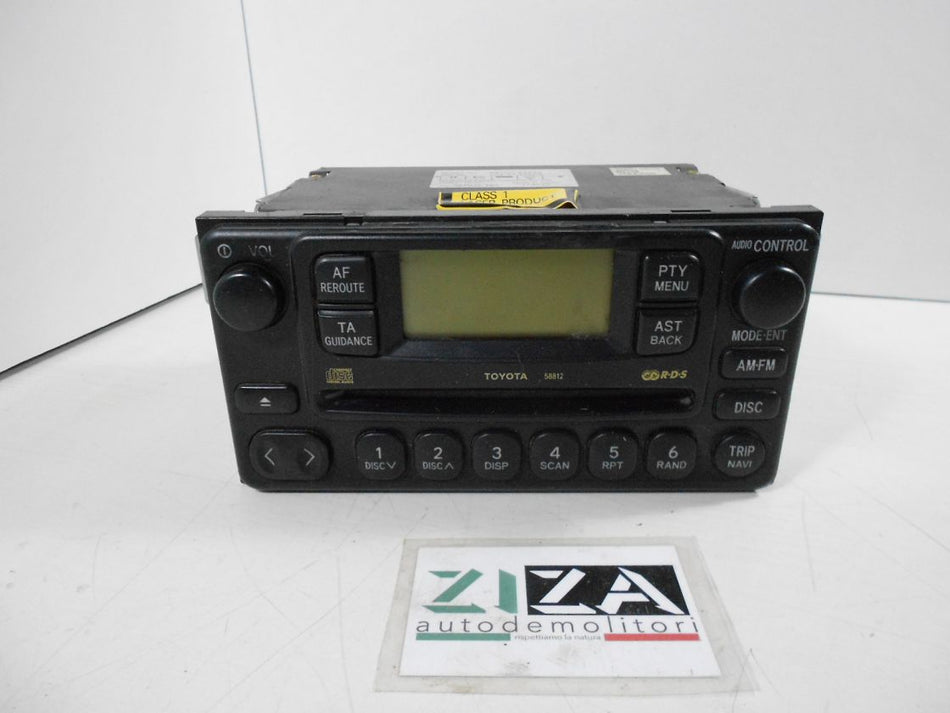 Autoradio Lettore CD Toyota RAV4 XA20 2002 86120-42130