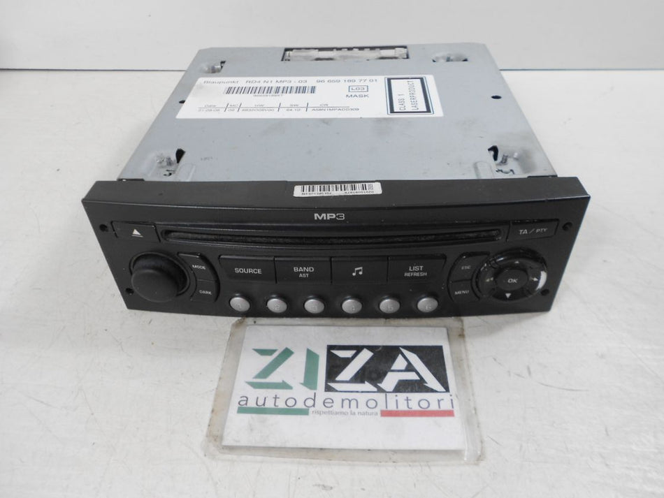 Autoradio Lettore CD Mp3 Citroen C3 Picasso 2010 9665918977