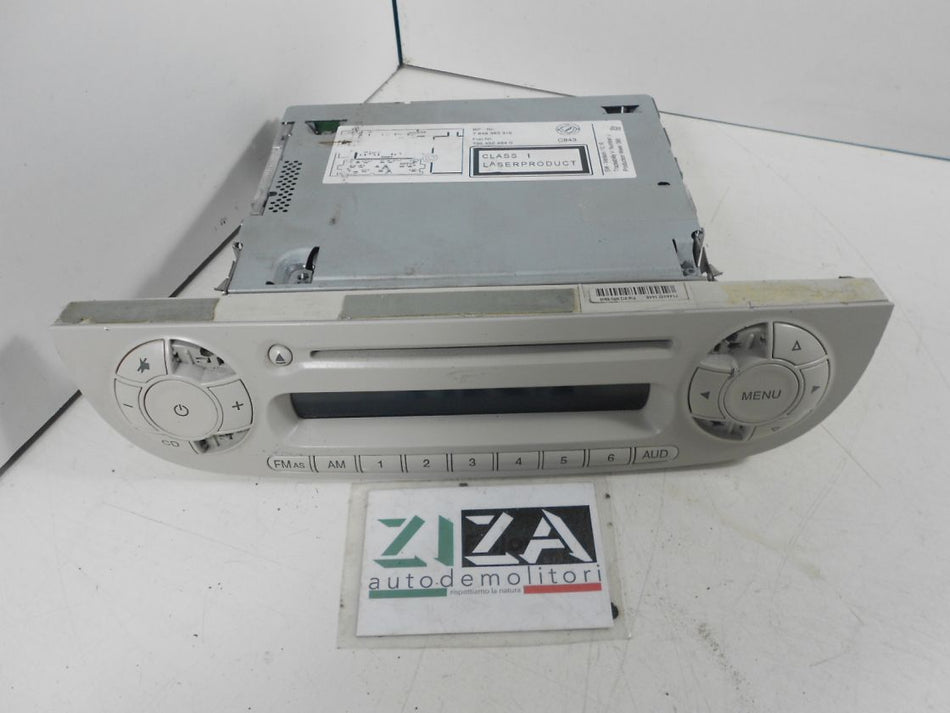 Autoradio Lettore CD Mp3 Fiat 500 312 2011 7354524840 7646383316