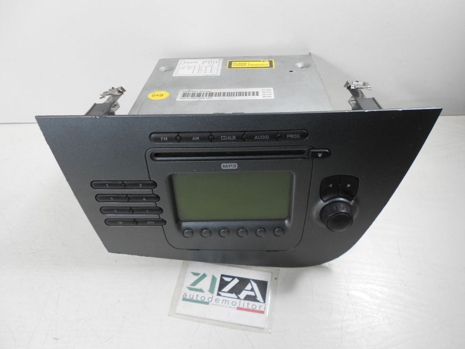 Autoradio Lettore CD MP3 Seat Leon 1P 2007 1P1035186B 7646546366