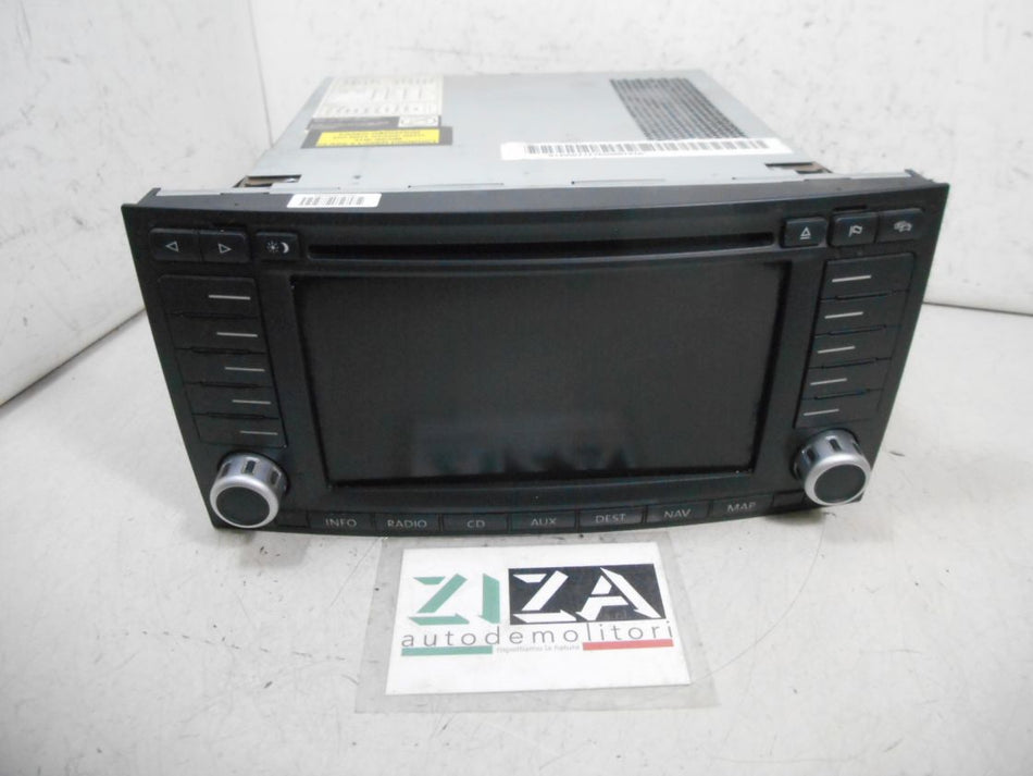 Autoradio Navigatore Lettore CD VW Touareg I 2005 7L6035191H CODICE OK