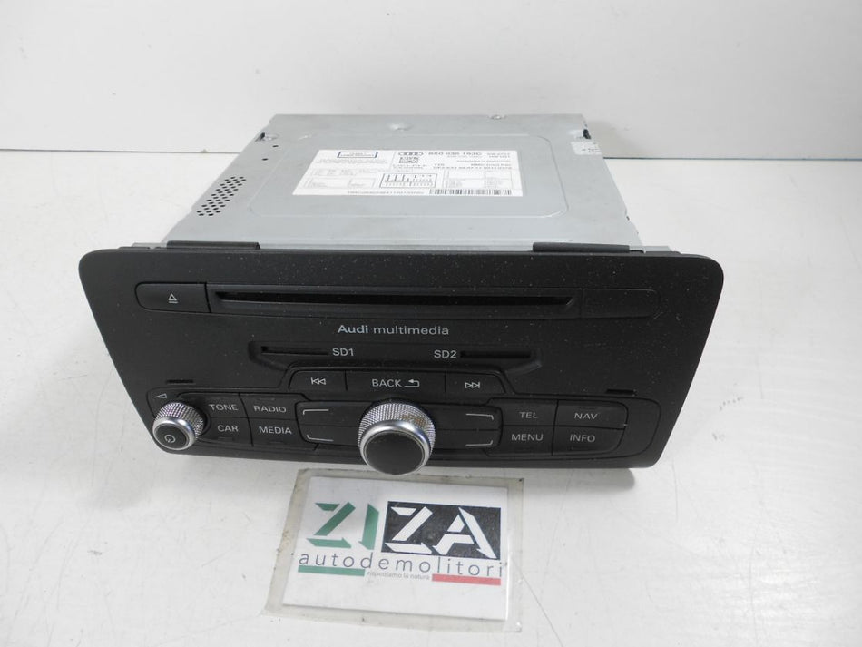 Autoradio Navigatore Lettore CD + Card SD Audi A1 8X 2015 8X0035193C