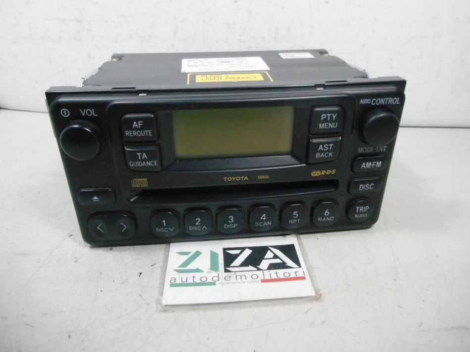 Autoradio Lettore CD Toyota RAV4 XA20 2003 86120-42061