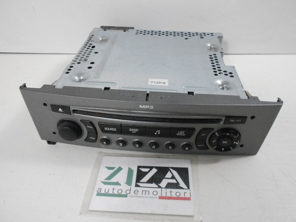 Autoradio Lettore CD Mp3 Peugeot 308 I 2009 96662671XH-01