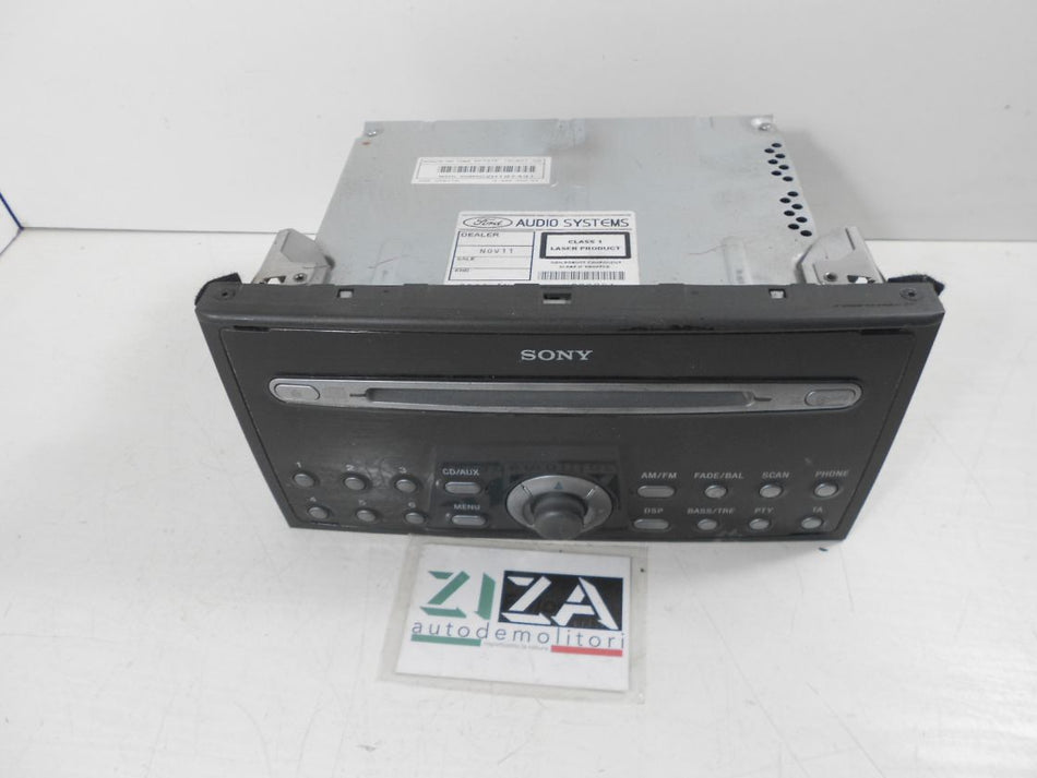 Autoradio Lettore CD Mp3 Ford Focus C-MAX 2007 4M5T-18C815-BK Codice OK