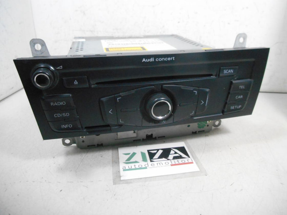 Autoradio Lettore CD Audi A5 2008 8T1035186B Audi Concert