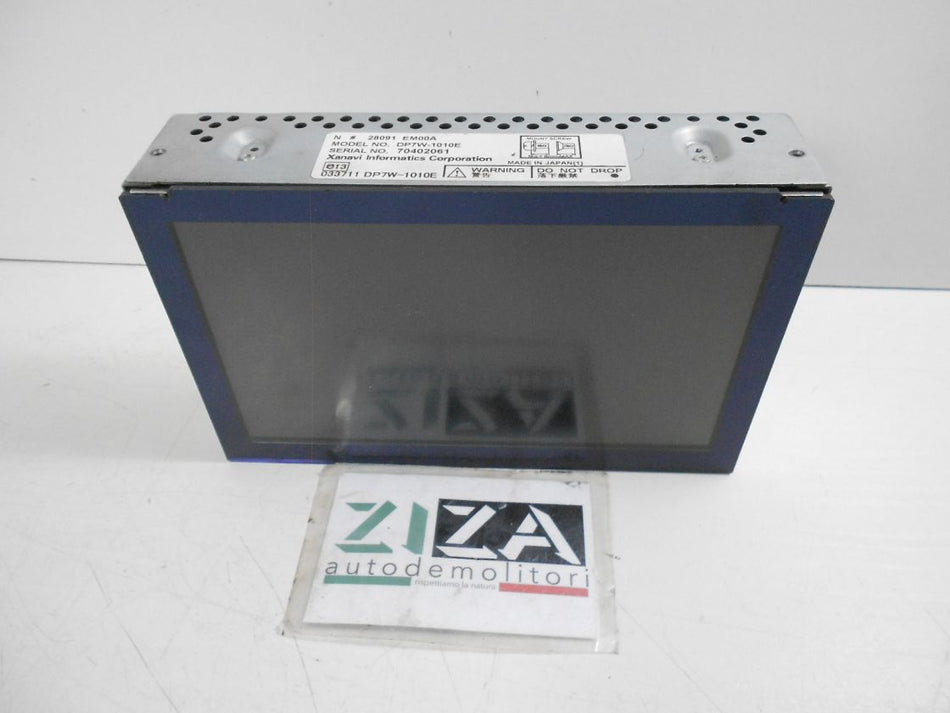 Display Multifunzione Nissan X-Trail T31 2007 28091-EM00A