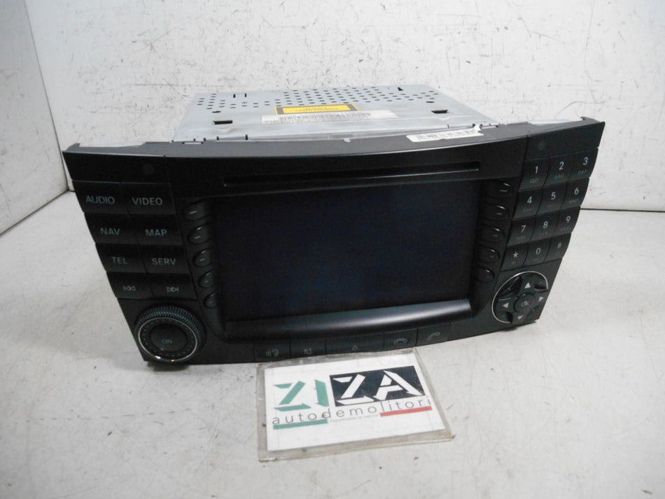 Autoradio Navigatore Lettore CD Mercedes W211 2005 A2118700089
