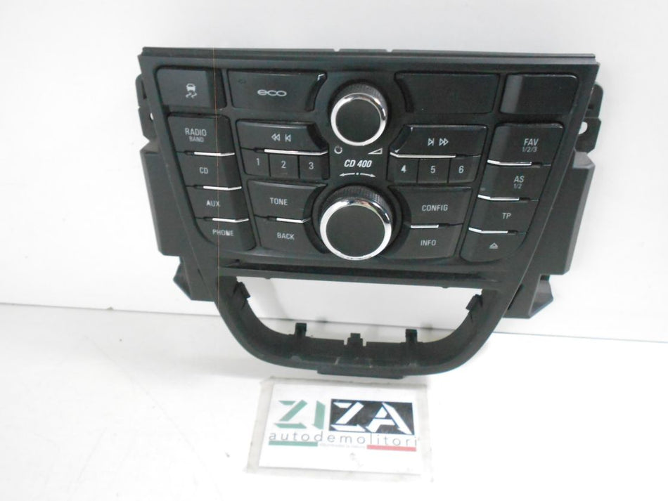 Pulsantiera Autoradio Navigatore Opel Astra J 2011 13346050 13340410