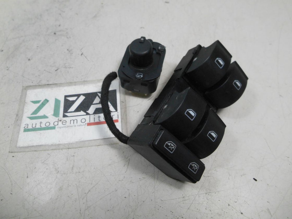Pulsantiera Alzacristalli Anteriore Sinistra Audi A4 B6 2002 8Z0959851F 8E0959565