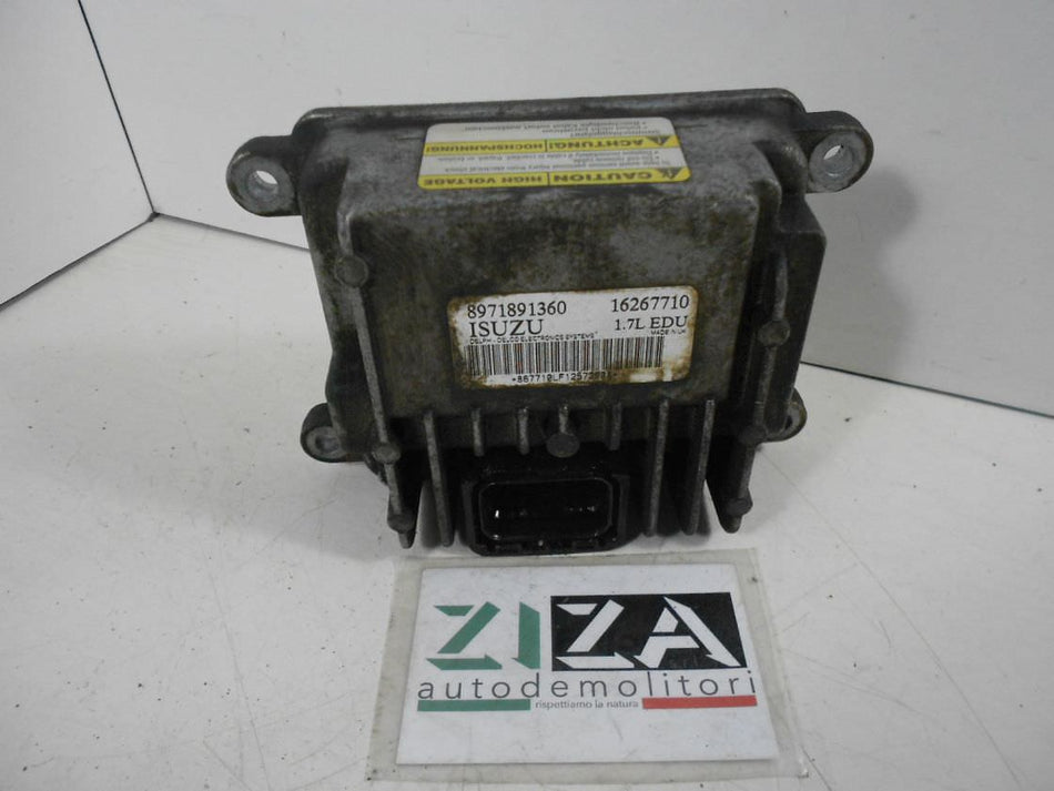Centralina Iniezione Opel Corsa C 1.7 48kw Y17DTL 2001 8971891360 16267710