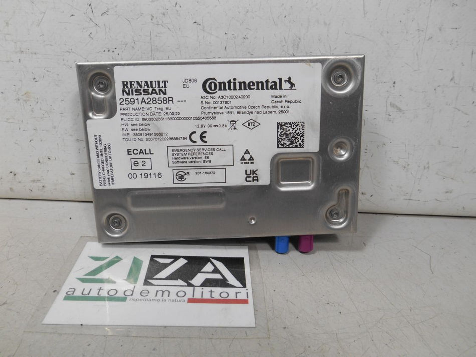 Centralina Telematica IVC_Treg_EU Dacia Sandero III 2022 2591A2858R