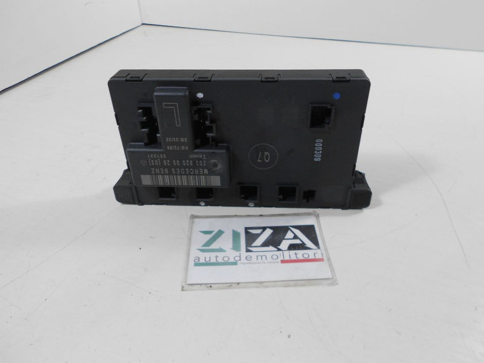 Centralina Porta Anteriore Sinistra Mercedes W203 2000 2038200526