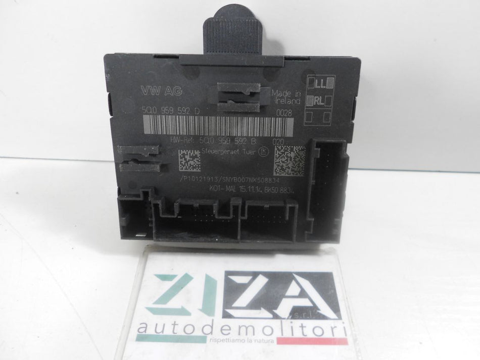 Centralina Porta Anteriore Destra Audi A3 8V Sportback 2015 5Q0959592D