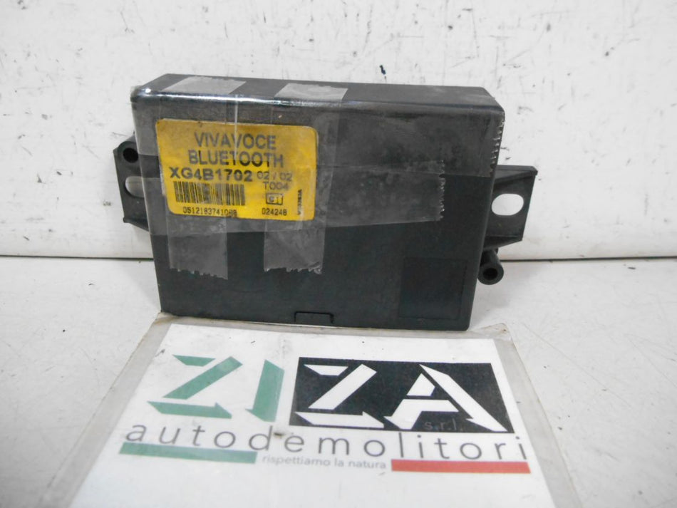 Centralina Vivavoce Bluetooth Toyota Aygo 2005 XG4B1702