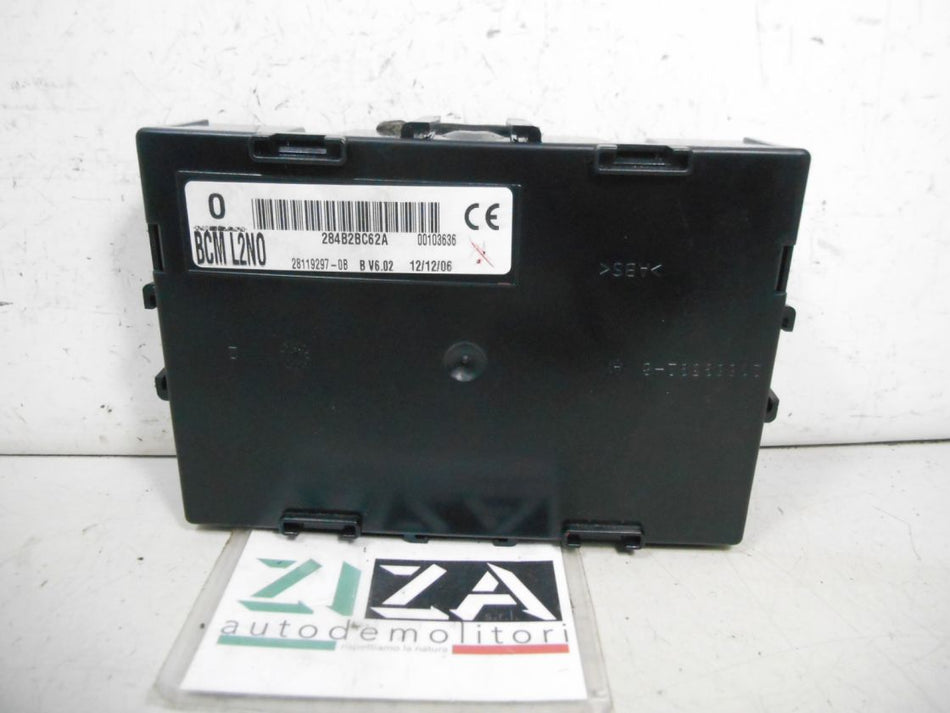 Centralina BCM Nissan Micra K12 1.2 16V 80cv CR12 2003 284B2BC62A