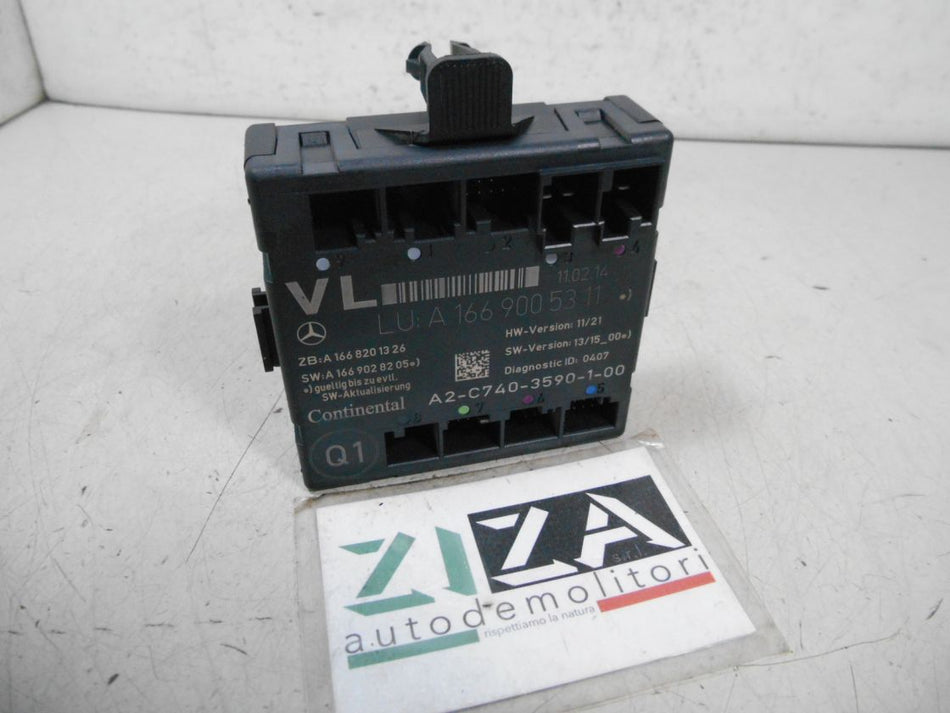 Centralina Porta Anteriore Sinistra Mercedes W176 2014 A1669005311
