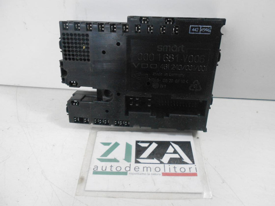 Body Computer Smart ForTwo W450 600 40kw 13 1999 0001681V006