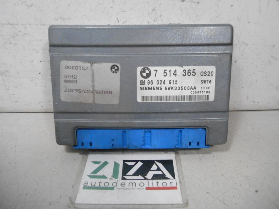 Centralina Cambio Automatico BMW E39 530D 2001 7514365 96024915