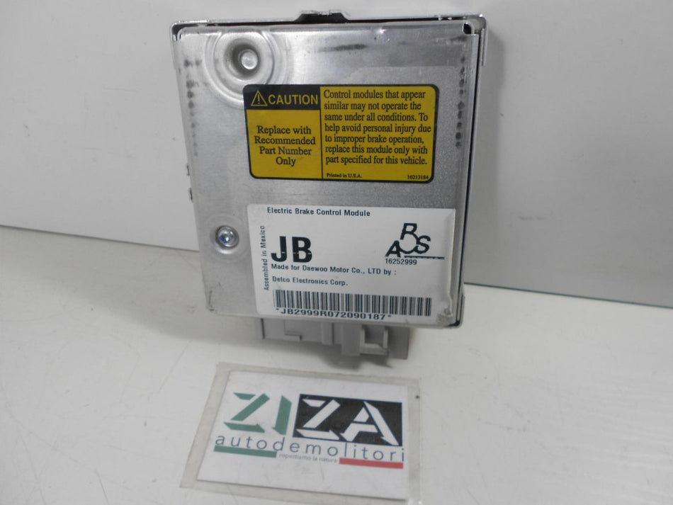 Centralina Airbag Daewoo Nubira J100 1998 16252999