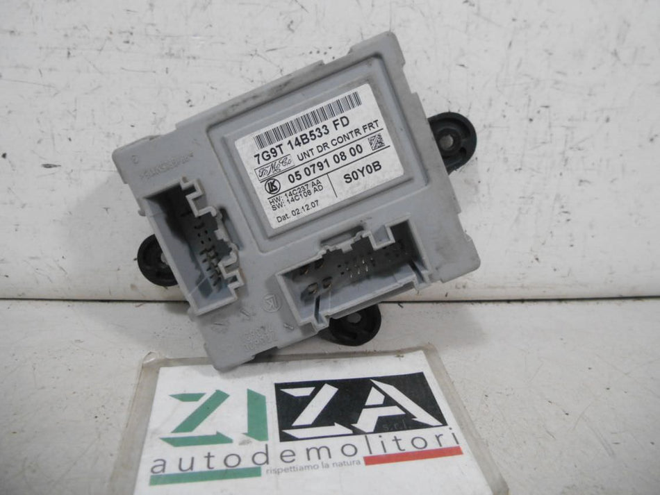 Centralina Porta Anteriore Destra Ford S-MAX 2008 7G9T-14B533-FD
