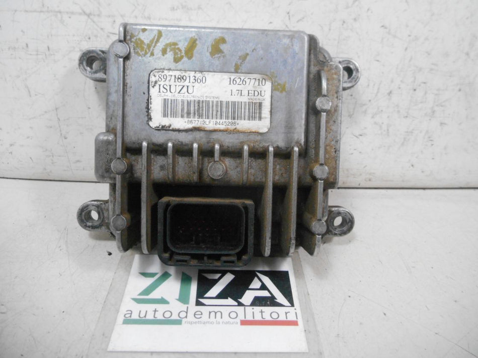 Centralina Iniezione Opel Astra G 1.7 DTI 75cv Y17DT 2000 8971891360 16267710