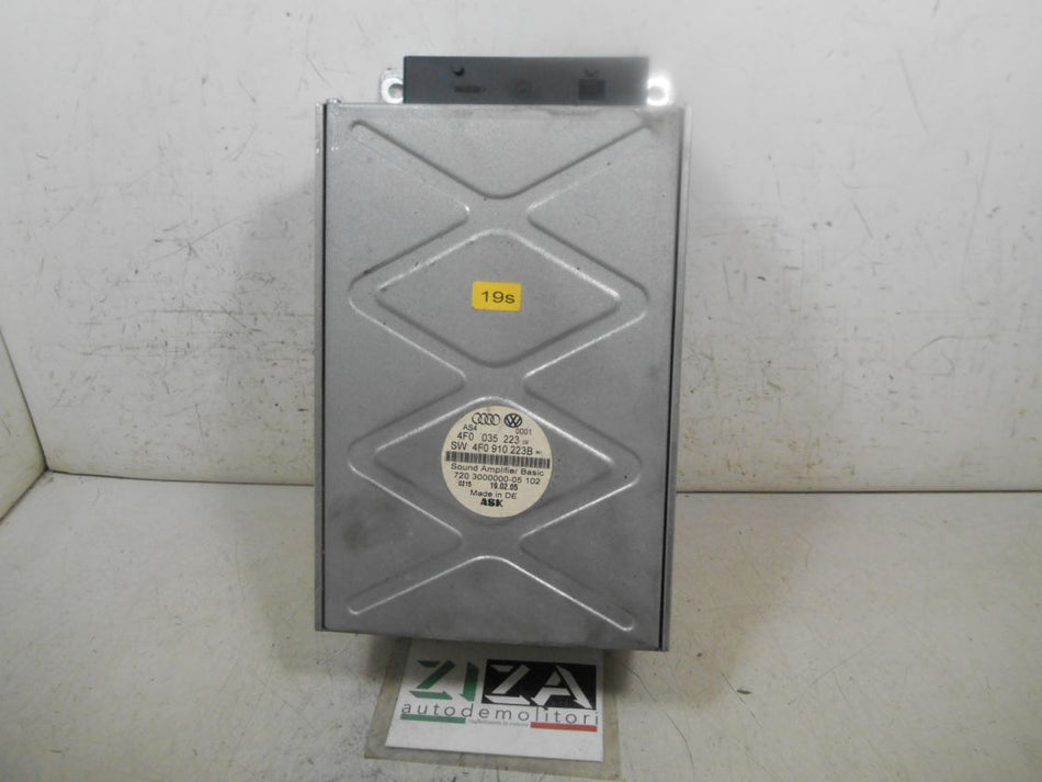 Centralina Amplificatore Audi A6 C6 2005 4F0035223