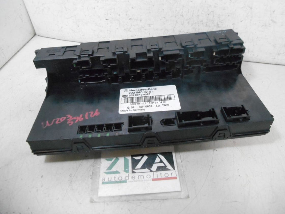 Centralina Body Computer W203 C180 2.0 95kw 2001 2035450701
