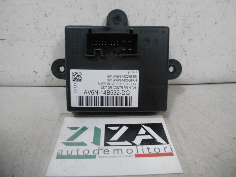 Centralina Porta Posteriore Ford C-MAX II 2013 AV6N-14B532-DG