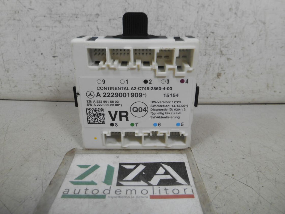 Centralina Porta Anteriore Destra Mercedes W205 2015 A2229001909