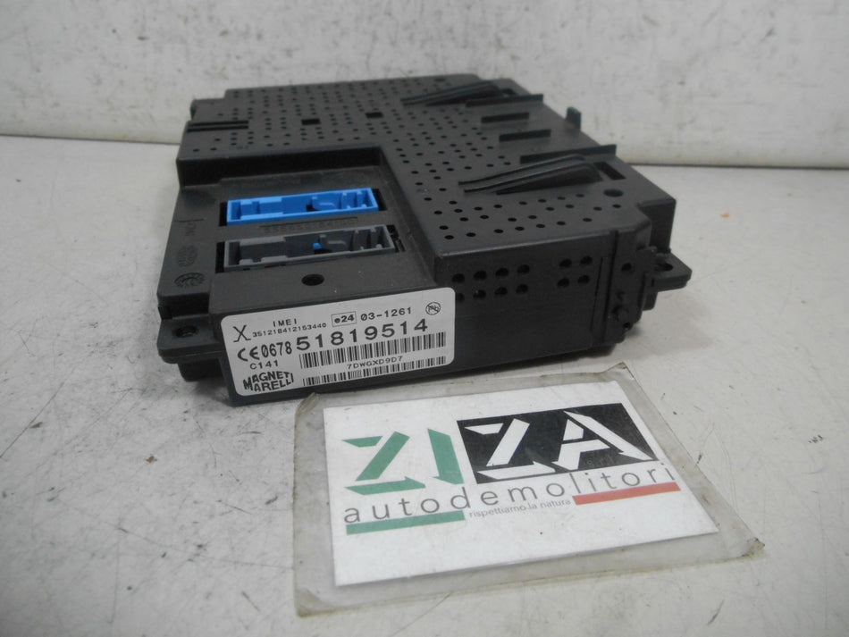 Centralina Blue&Me Bluetooth Fiat Bravo 198 2008 51819514