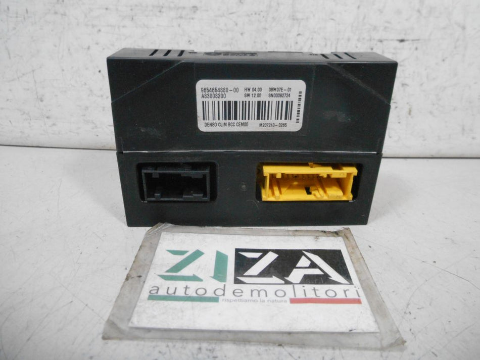 Centralina Clima Citroen C4 Grand Picasso 2008 9654654880