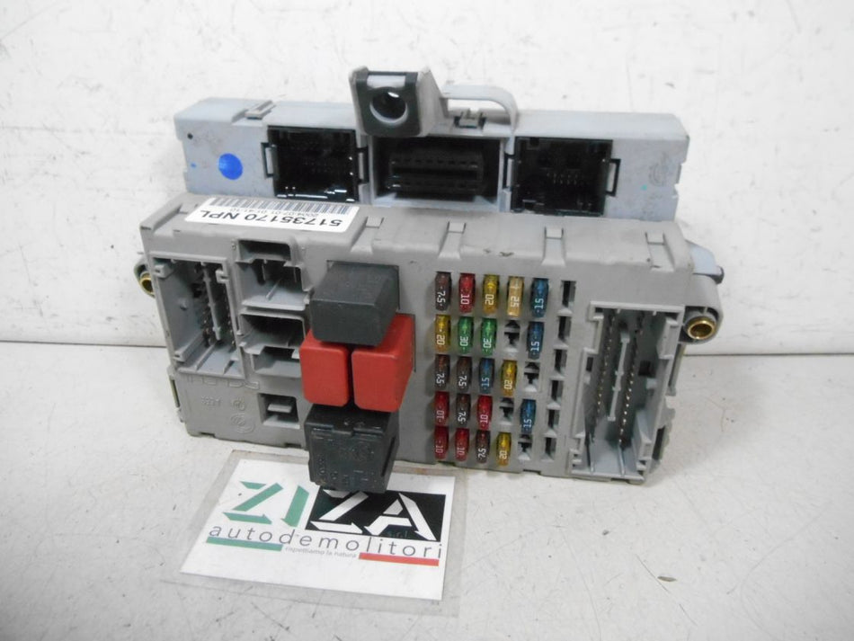 Body Computer + Scatola Fusibili Fiat Punto 188 1.3 Mjet 51kw 2004 51735169