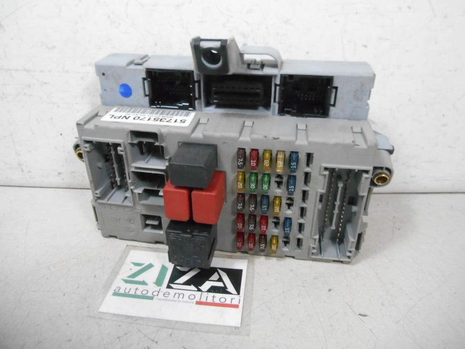 Body Computer + Scatola Fusibili Fiat Punto 188 1.3 Mjet 51kw 2004 51735169