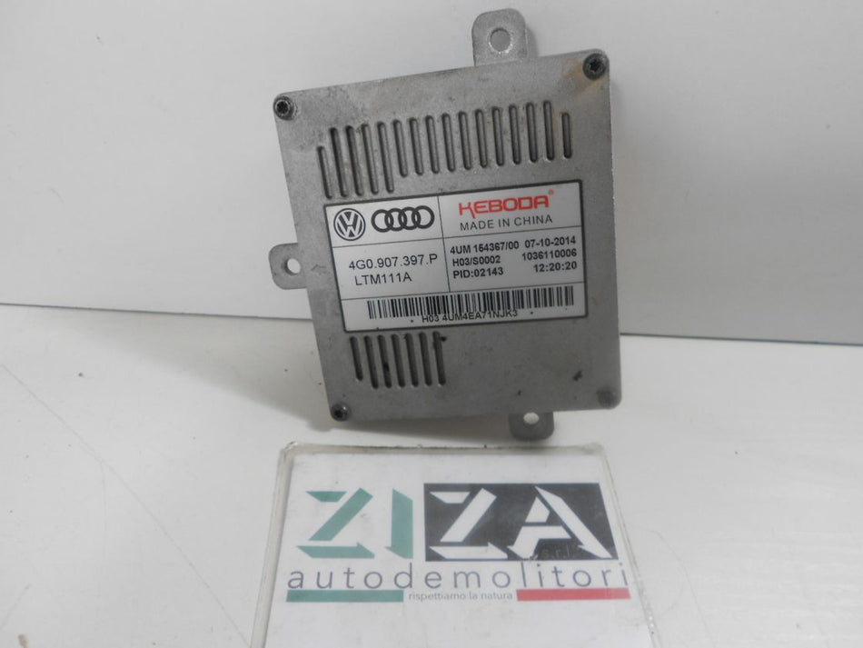 Centralina Faro Xeno Audi A3 8V 2014 4G0907397P H03/S0002